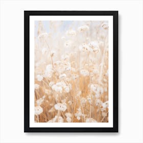 Boho Dried Flowers Forget Me Not 3 Art Print