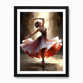 Ballerina 8 Art Print