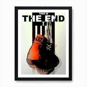 This Is The End Rocky boxing movie Art Print