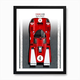 Ickx, Giunti, Ferrari 512M Póster