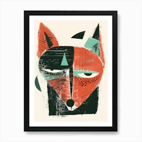 Fox Illustration 19 Art Print