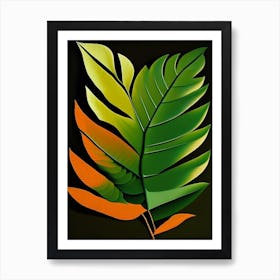 Tamarind Leaf Vibrant Inspired 1 Art Print