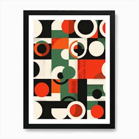 Abstract Circles 102 Art Print