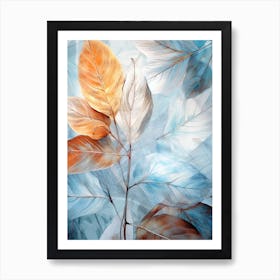 Autumn Leaves Art nature 2 Art Print