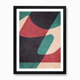 Abstract Alphabet Gothic Z Art Print