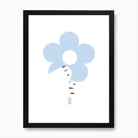 Flower Hug Kids Art Print