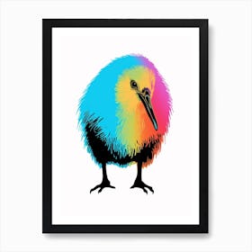 Andy Warhol Style Bird Kiwi 6 Art Print