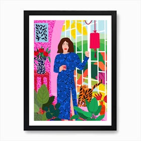 Getting My Early Morning Tea Poster