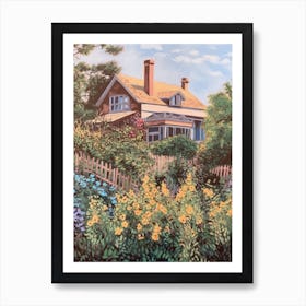 Summer Cottage 4 Art Print