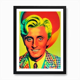 Kirk Douglas Colourful Pop Movies Art Movies Art Print