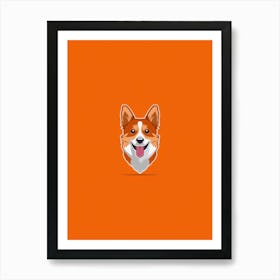 Corgi Dog Art Print