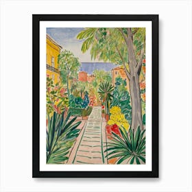 Walk In The Garden Style Henri Matisse Art Print