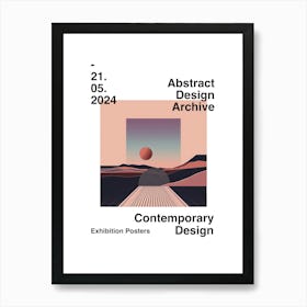 Abstract Design Archive Poster 28 Art Print