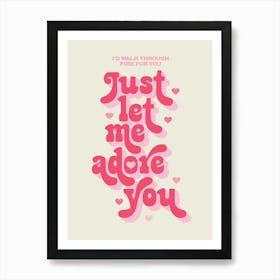 Adore You - Harry Styles Art Print