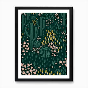 Cactus Green Art Print