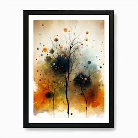 Trees In The Sky Art Print