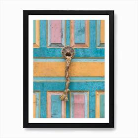 Colorful Tibetan Door Art Print