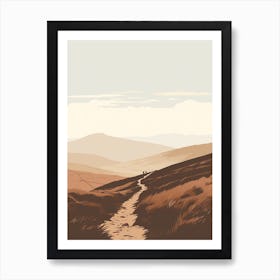 The Pennine Way Scotland 1 Hiking Trail Landscape Art Print