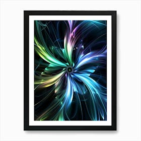 Abstract Flower 32 Art Print