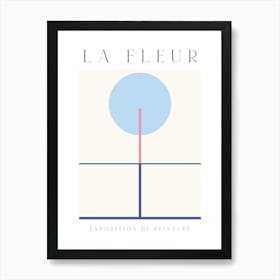 La Fleur Geometric Flowers Poster Set 7 Art Print