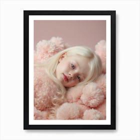 Portrait Of A Little Girl Art Print