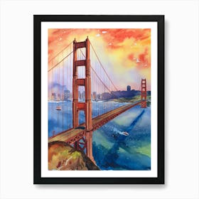 Golden Gate Bridge San Francisco Art Print