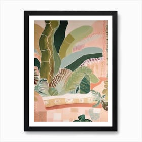 Mediterranean Tropical Plants 1 Art Print