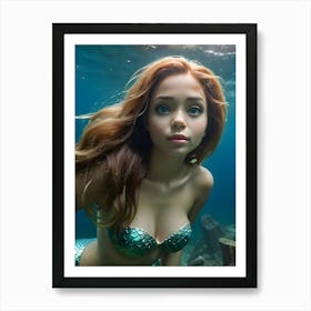 Mermaid-Reimagined 88 Art Print