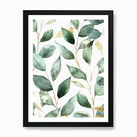 Eucalyptus Leaves 20 Art Print