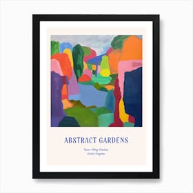 Colourful Gardens Tresco Abbey Gardens United Kingdom 3 Blue Poster Art Print