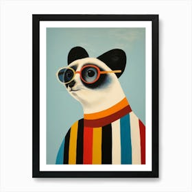 Little Lemur 2 Wearing Sunglasses Copy Art Print