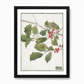 Holly (1915), Hannah Borger Overbeck Art Print