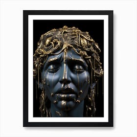 'The Head Of A Woman' Art Print