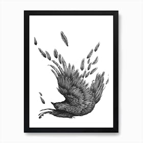Raven Unravelled Art Print