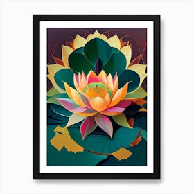 Sacred Lotus Fauvism Matisse 3 Art Print