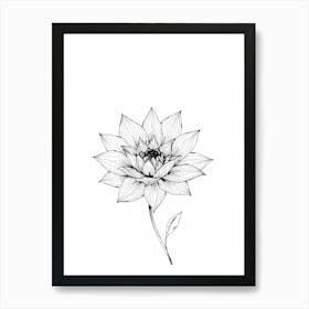 Lotus Flower 3 Art Print