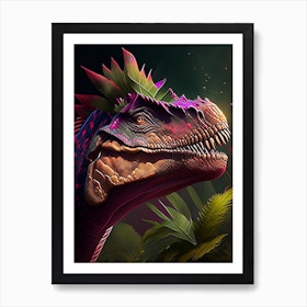 Saltasaurus 1 Illustration Dinosaur Art Print