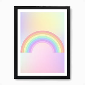 Rainbow, Colours, Decoration, Bedroom, Nursery, Cot, Kids, Nature, Art, Wall Print Art Print