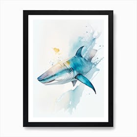 Nurse Shark Watercolour Art Print