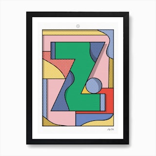 The Letter Z Art Print