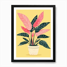 Plant In A Pot 18 Art Print