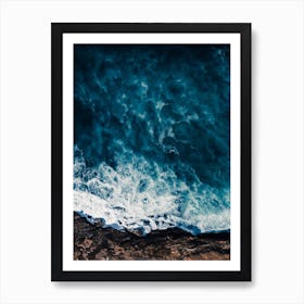 Dramatic Ocean Cliffs Art Print