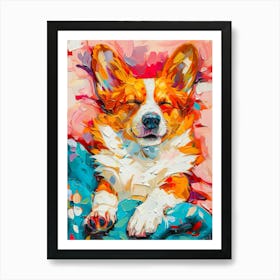 Cute Dog Art Print