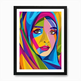 Muslim Woman Art Print