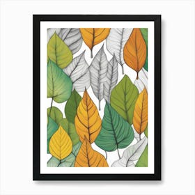 Autumn Leaves 2 Art Print