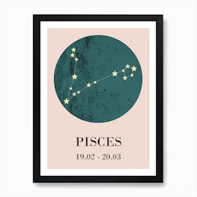 Pisces Art Print I