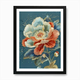 Chinese Flower Art Print