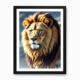 Lion 7 Art Print