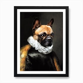 Sir Max The Bulldog Pet Portraits Affiche