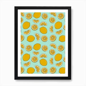 Lemon Print Art Print